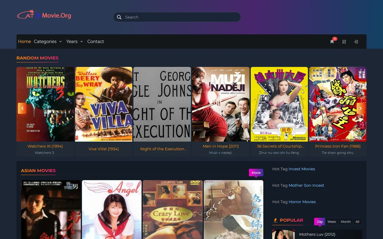 Screenshot of Cat3Movie