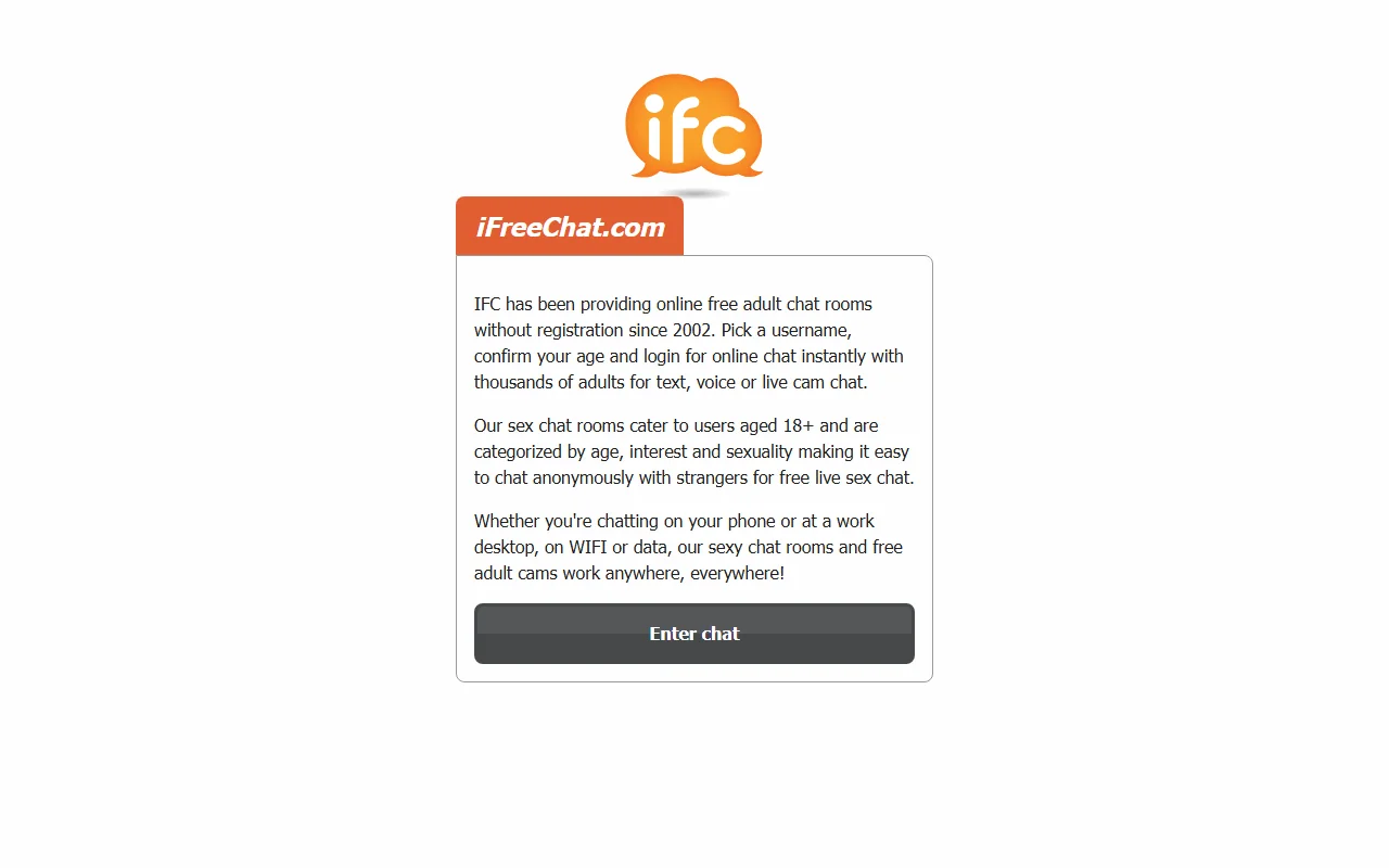 Screenshot of Ifreechat
